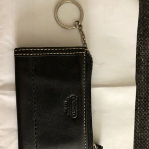 Coach Accessories | Leather Keychain Wallet | Poshmark